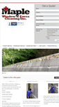 Mobile Screenshot of maplewindowcleaning.com